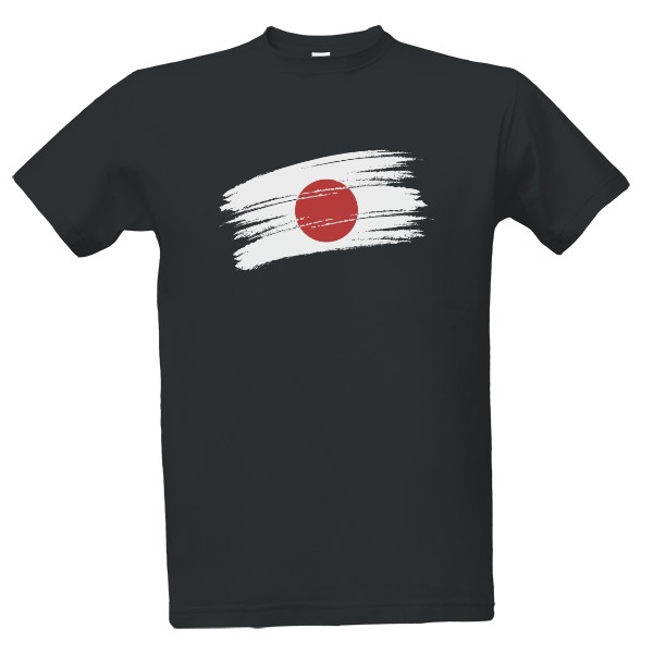 Tričko s potiskem Japonská vlajka