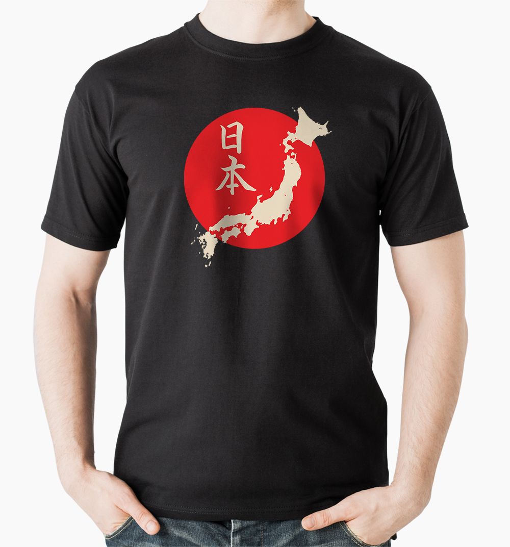 Tričko s potiskem Japonsko tričko